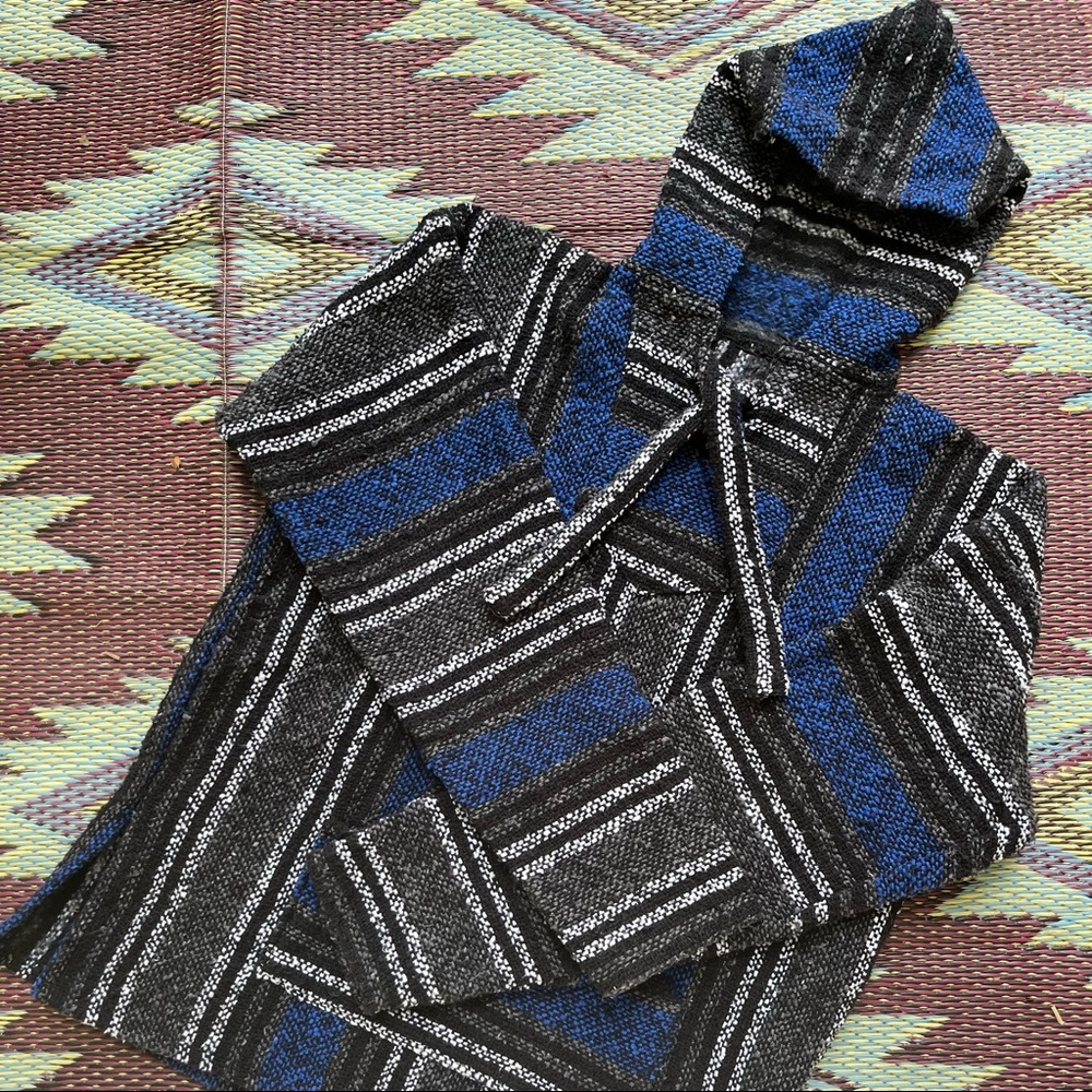 Baja Woven Pullover / Hoodie / Drug Rug